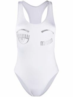 Chiara Ferragni sequin swimsuit