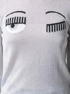 Chiara Ferragni Flirting crew neck jumper knitted sweaters of women 9 Chiara Ferragni Flirting crew neck jumper