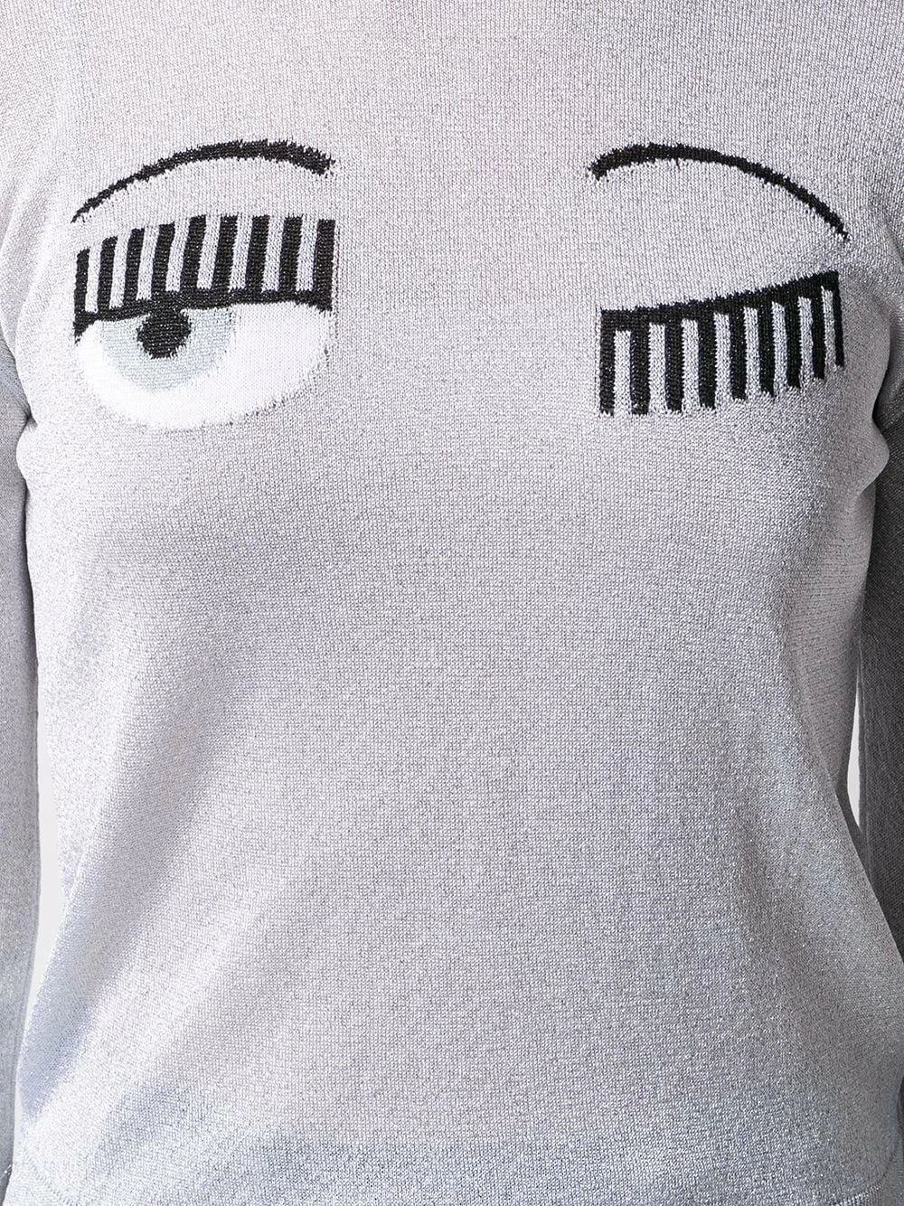 Chiara Ferragni Flirting crew neck jumper knitted sweaters of women 5 Chiara Ferragni Flirting crew neck jumper