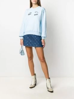 Chiara Ferragni Flirting embroidered sweatshirt