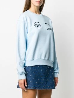 Chiara Ferragni Flirting embroidered sweatshirt