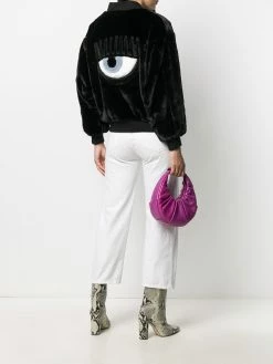 Chiara Ferragni textured bomber jacket