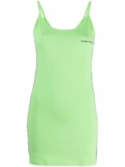 Chiara Ferragni logo-tape tank dress
