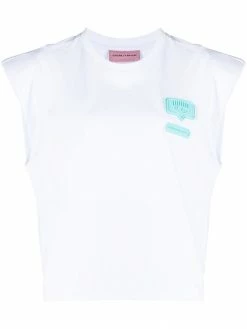 Chiara Ferragni EyeLike shoulder pad T-shirt