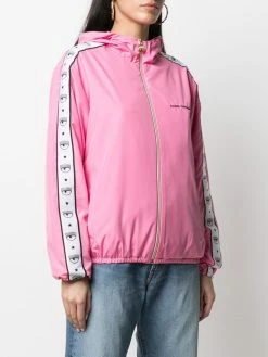 Chiara Ferragni logo-tape zipped jacket