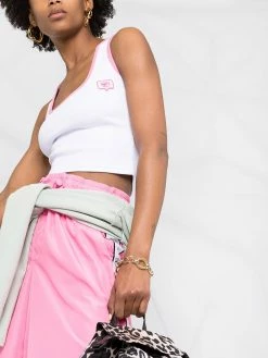 Chiara Ferragni logo-patch tank top