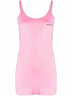 Chiara Ferragni contrast-trim sleeveless dress