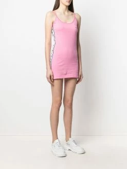 Chiara Ferragni contrast-trim sleeveless dress