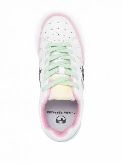 Chiara Ferragni Cf-1 logo-embroidered low-top sneakers