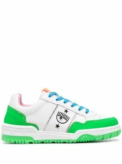 Chiara Ferragni colour-block leather trainers