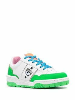 Chiara Ferragni colour-block leather trainers