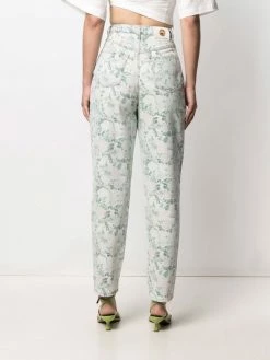Chiara Ferragni floral-print denim jeans
