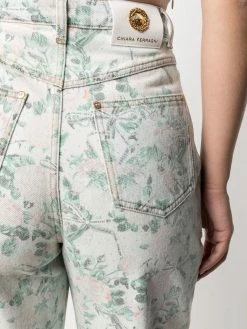 Chiara Ferragni floral-print denim jeans