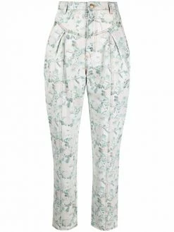 Chiara Ferragni floral-print denim jeans