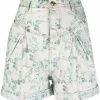 Chiara Ferragni floral-print denim shorts