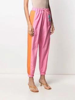 Chiara Ferragni logo-patch track pants