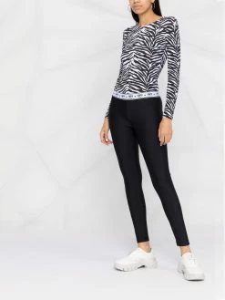 Chiara Ferragni Logomania high-shine leggings