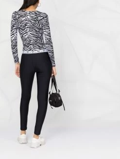 Chiara Ferragni Logomania high-shine leggings