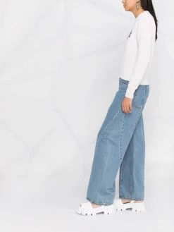 Chiara Ferragni Eyestar intarsia-knit crew-neck jumper