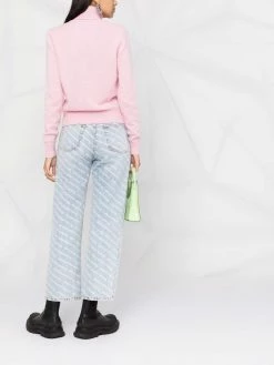 Chiara Ferragni Eyestar intarsia-knit roll-neck jumper