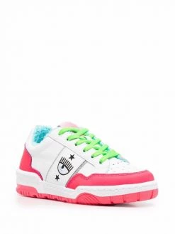 Chiara Ferragni logo-embroidered sneakers