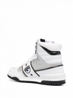 Chiara Ferragni eye-motif high top sneakers