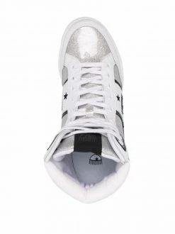 Chiara Ferragni eye-motif high top sneakers