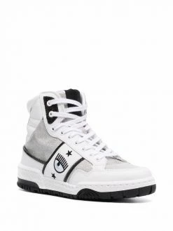 Chiara Ferragni eye-motif high top sneakers