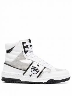 Chiara Ferragni eye-motif high top sneakers