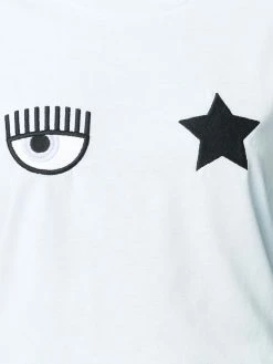 Chiara Ferragni eye-motif cotton T-shirt