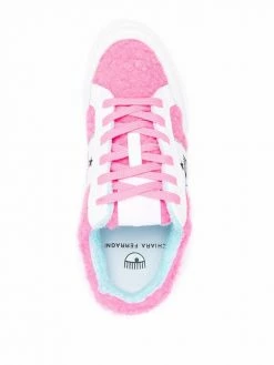 Chiara Ferragni faux-shearling low top sneakers