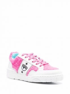 Chiara Ferragni faux-shearling low top sneakers