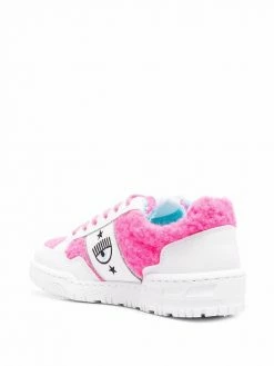 Chiara Ferragni faux-shearling low top sneakers