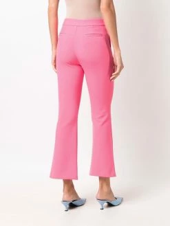 Chiara Ferragni Crystal button flared cropped trousers cropped pants of women 8 Chiara Ferragni crystal-button flared cropped trousers