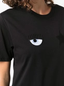 Chiara Ferragni embroidered cotton T-Shirt