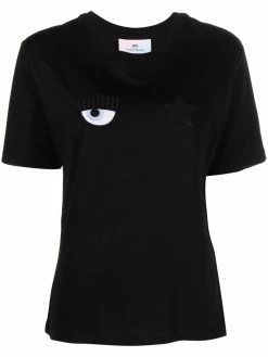 Chiara Ferragni embroidered cotton T-Shirt