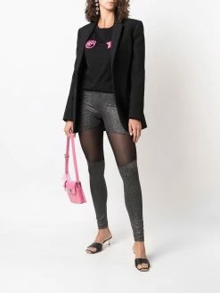 Chiara Ferragni winking-eye print cotton T-Shirt