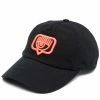 Chiara Ferragni eye-motif cotton baseball cap