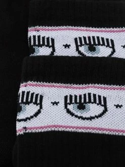Chiara Ferragni evil eye motif socks