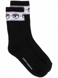 Chiara Ferragni evil eye motif socks
