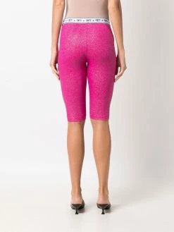 Chiara Ferragni glittered biker shorts