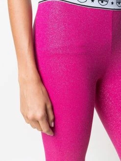 Chiara Ferragni glittered biker shorts