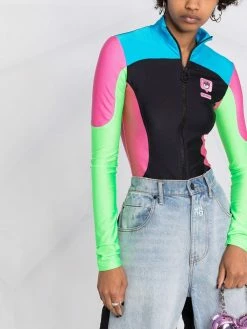 Chiara Ferragni colour-block bodysuit