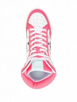 Chiara Ferragni two-tone high-top sneakers