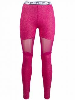 Chiara Ferragni Logomania waistband high-waist leggings