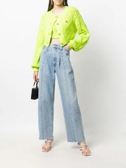 Chiara Ferragni cable-knit cropped cardigan