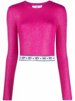 Chiara Ferragni Logomania long sleeved T-shirt