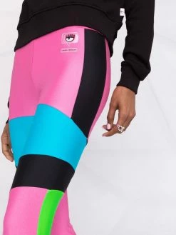 Chiara Ferragni colour-block panelled leggings