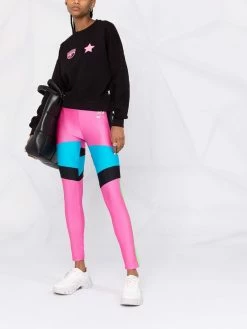 Chiara Ferragni Logomania-patch cotton sweatshirt