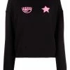 Chiara Ferragni Logomania-patch cotton sweatshirt